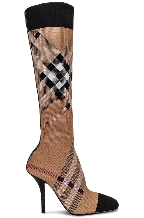 burberry booties women|Burberry dolman knee high boot.